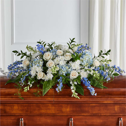 Timeless Essence Casket Spray – ELENA'S FLOWERS, Cleveland OH