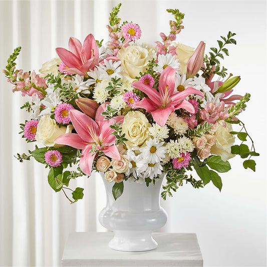 Empathetic Blooms Urn Arrangement – ELENA'S FLOWERS, Cleveland OH