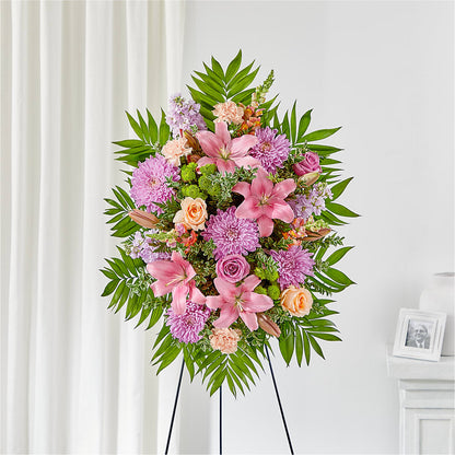 Love & Light Standing Spray – ELENA'S FLOWERS, Cleveland OH