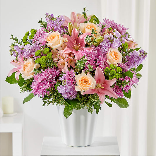 Supportive Embrace Tabletop Basket – ELENA'S FLOWERS, Cleveland OH