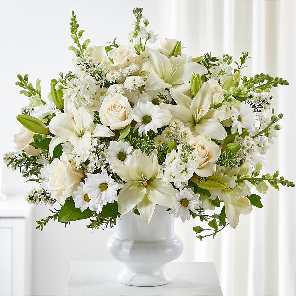 Uplifting Urn Arrangement – ELENA'S FLOWERS, Cleveland OH