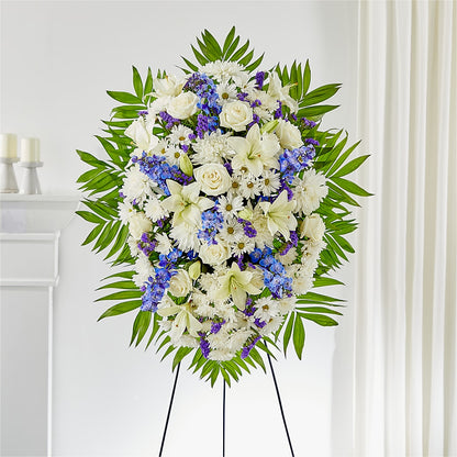 At Rest Standing Spray – ELENA'S FLOWERS, Cleveland OH