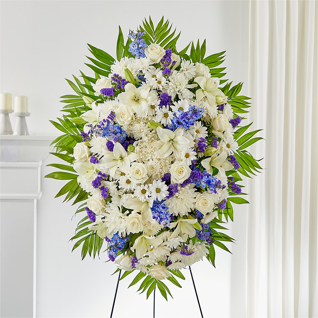 At Rest Standing Spray – ELENA'S FLOWERS, Cleveland OH