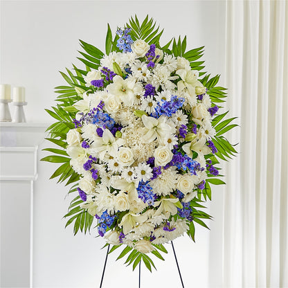 At Rest Standing Spray – ELENA'S FLOWERS, Cleveland OH