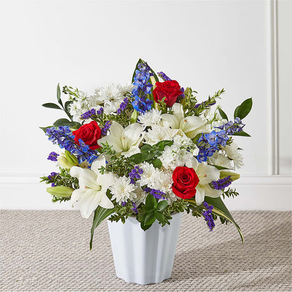 Consoled Floor Basket – ELENA'S FLOWERS, Cleveland OH