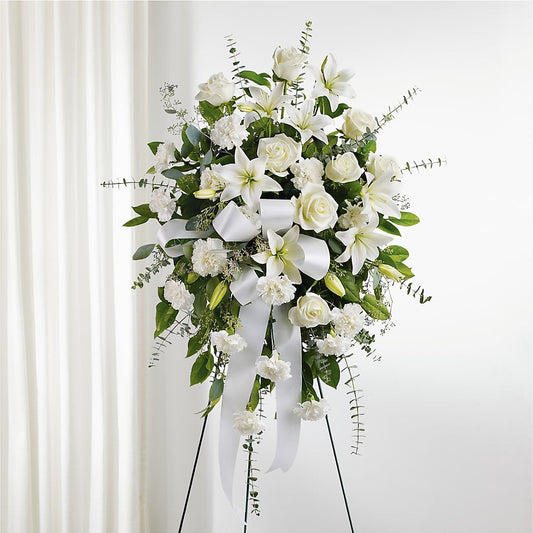 With Care Standing Spray – ELENA'S FLOWERS, Cleveland OH