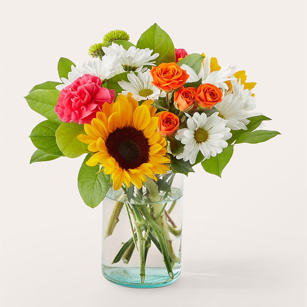 Sun-drenched Blooms Bouquet – ELENA'S FLOWERS, Cleveland OH