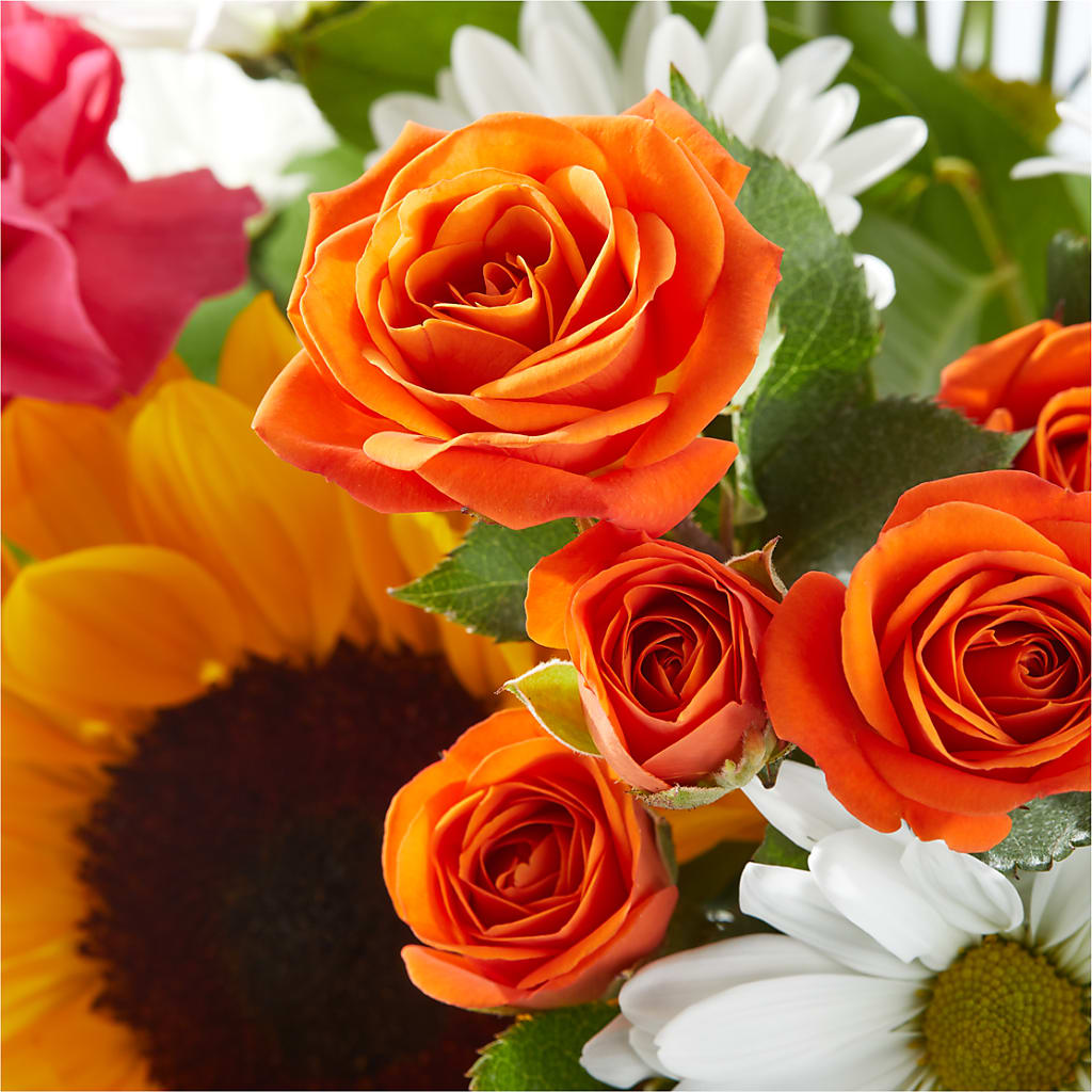 Sun-drenched Blooms Bouquet – ELENA'S FLOWERS, Cleveland OH