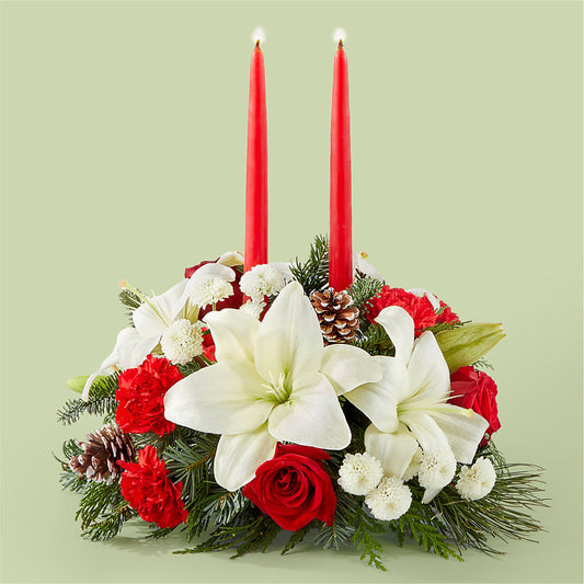 Seasonal Festivities Centerpiece – ELENA'S FLOWERS, Cleveland OH