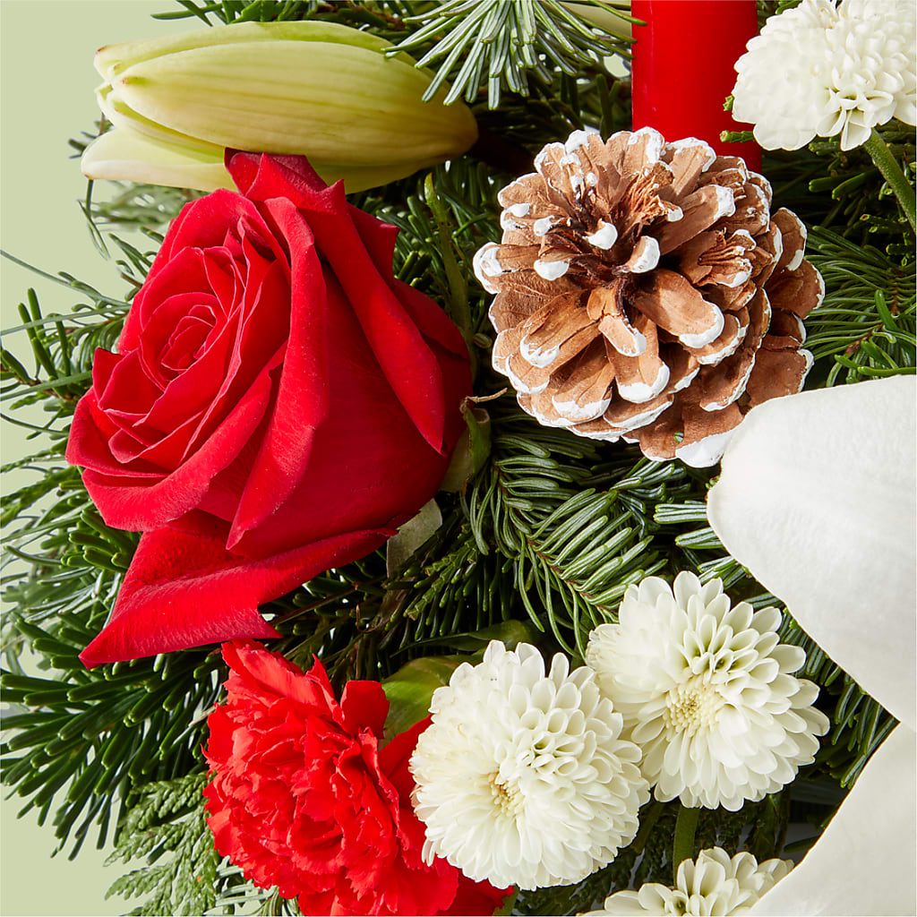Seasonal Festivities Centerpiece – ELENA'S FLOWERS, Cleveland OH