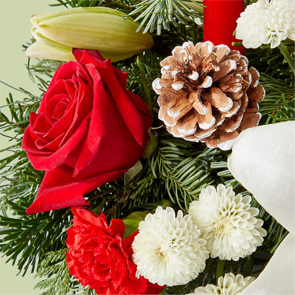 Seasonal Festivities Centerpiece – ELENA'S FLOWERS, Cleveland OH