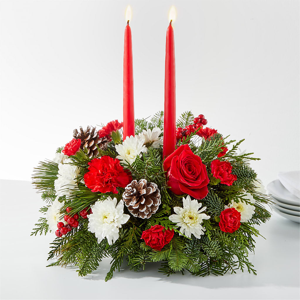 Holiday Soiree Centerpiece – ELENA'S FLOWERS, Cleveland OH