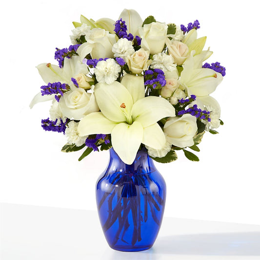 Sapphire Rush Bouquet – ELENA'S FLOWERS, Cleveland OH