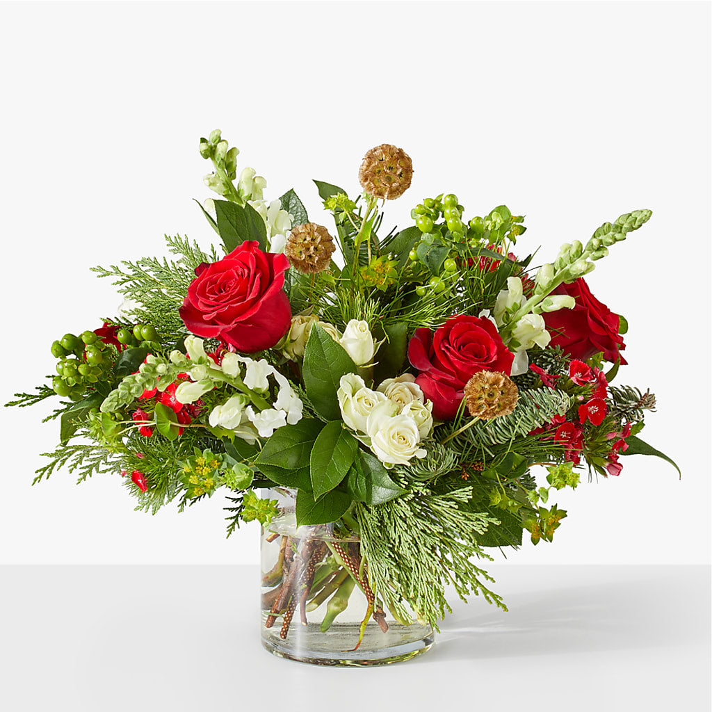 Deck the Halls Bouquet – ELENA'S FLOWERS, Cleveland OH