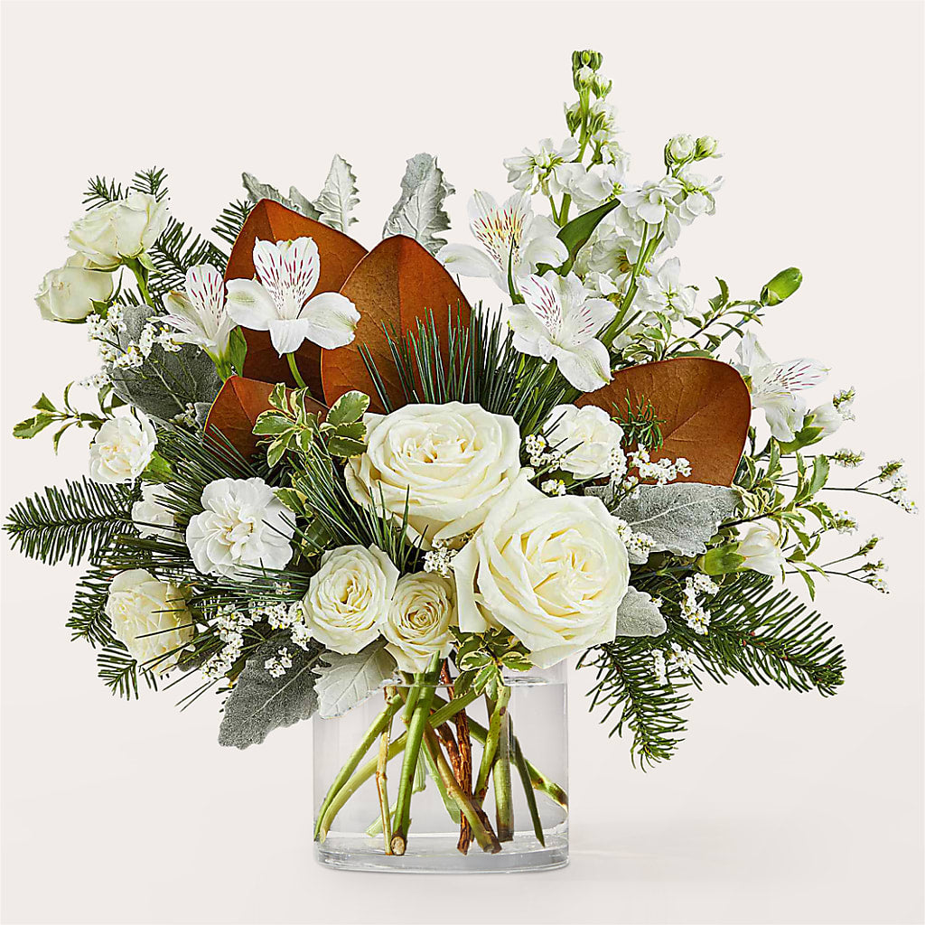Fresh Snowfall Bouquet – ELENA'S FLOWERS, Cleveland OH