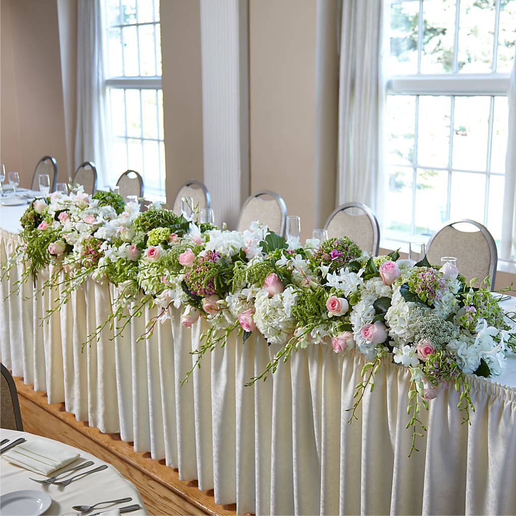State of Joy Head Table Arrangement – ELENA'S FLOWERS, Cleveland OH
